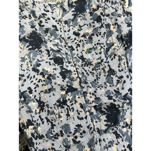 Free People Viscose All The Right Ruffles Romper Size Small - Picture 7 of 7